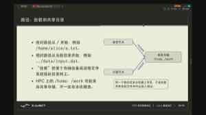 登录节点和计算节点可把同一份共享存储挂载到相同路径。